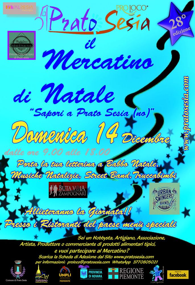 Prato Sesia attende la 28ª edizione del Mercatino di Natale “Sapori a Prato”: il 14 dicembre il centro storico si trasforma in un villaggio festoso