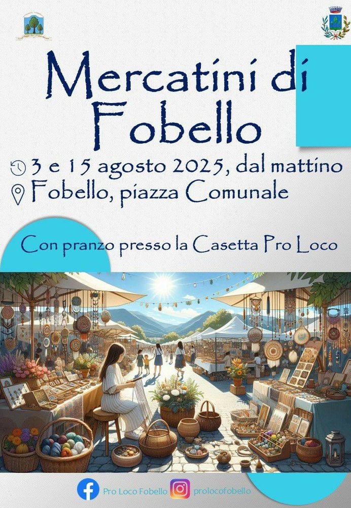 Estate a Fobello: tornano i mercatini in piazza