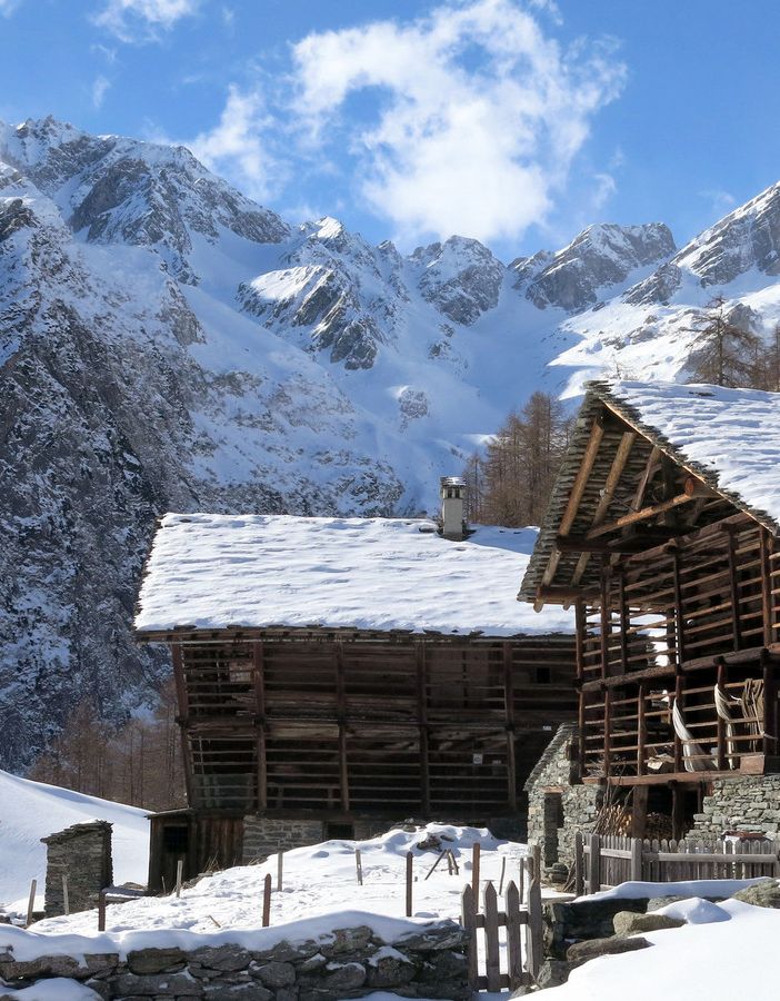 Le baite Daverio di Alagna (foto Federica Amelio Fai)