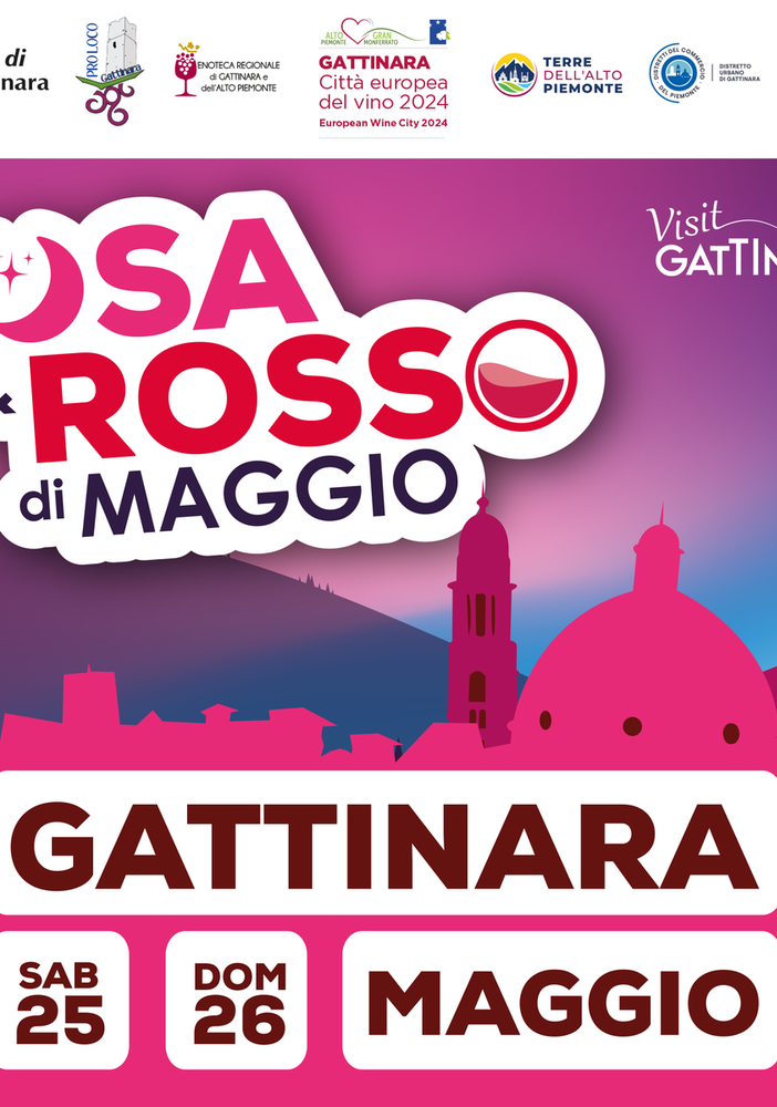 Gattinara, ultimi preparativi per l’edizione 2024 di ROSA E ROSSO DI MAGGIO