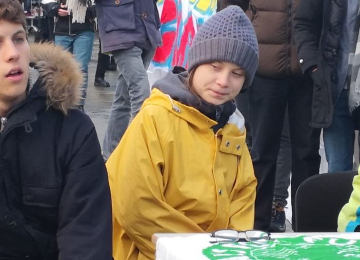 Greta a Torino: &quot;La città è bellissima, contenta di essere qui&quot; (FOTO E VIDEO)