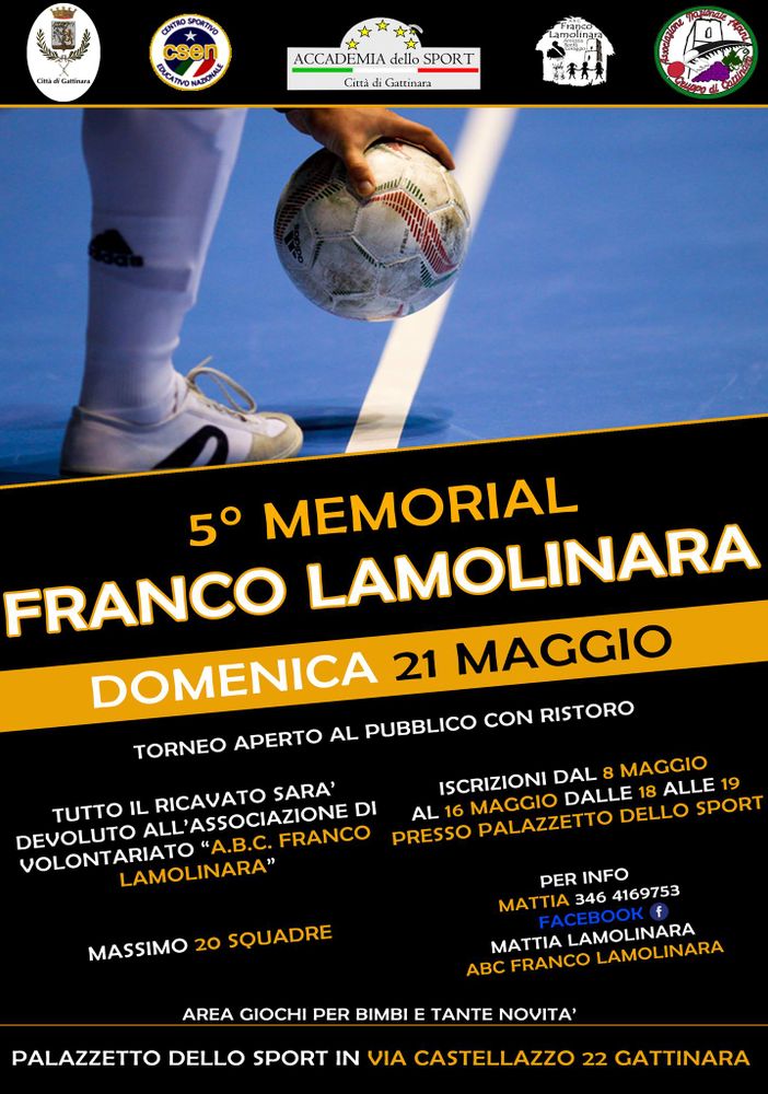 Gattinara: 5° Memorial Franco Lamolinara