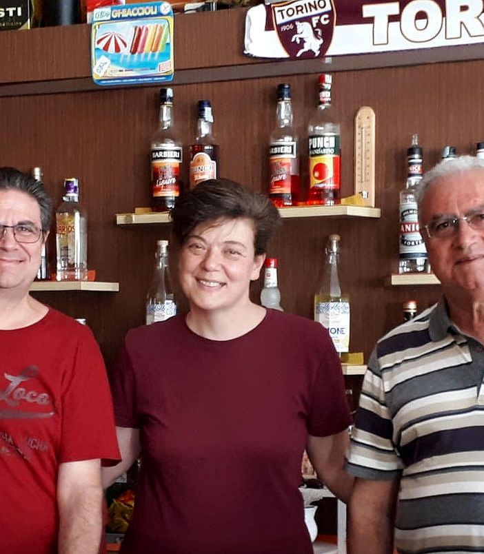 Il Presidente Giuliano Bugnolo, Clizia Basilico e il Vice Presidente Carlo Steca