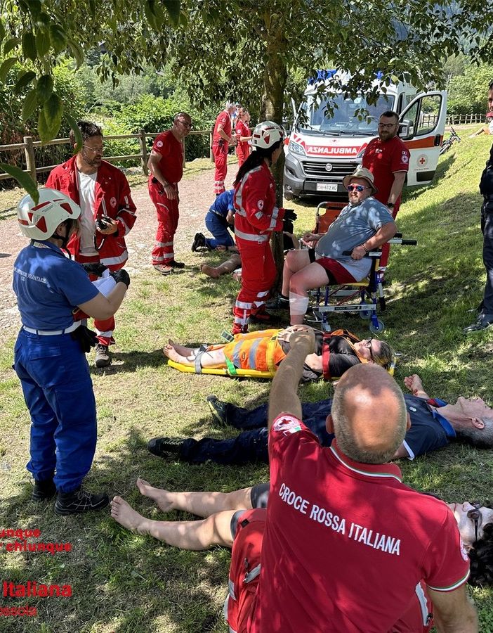 Roccapietra: tre giorni di esercitazione con la Croce Rossa Piemonte