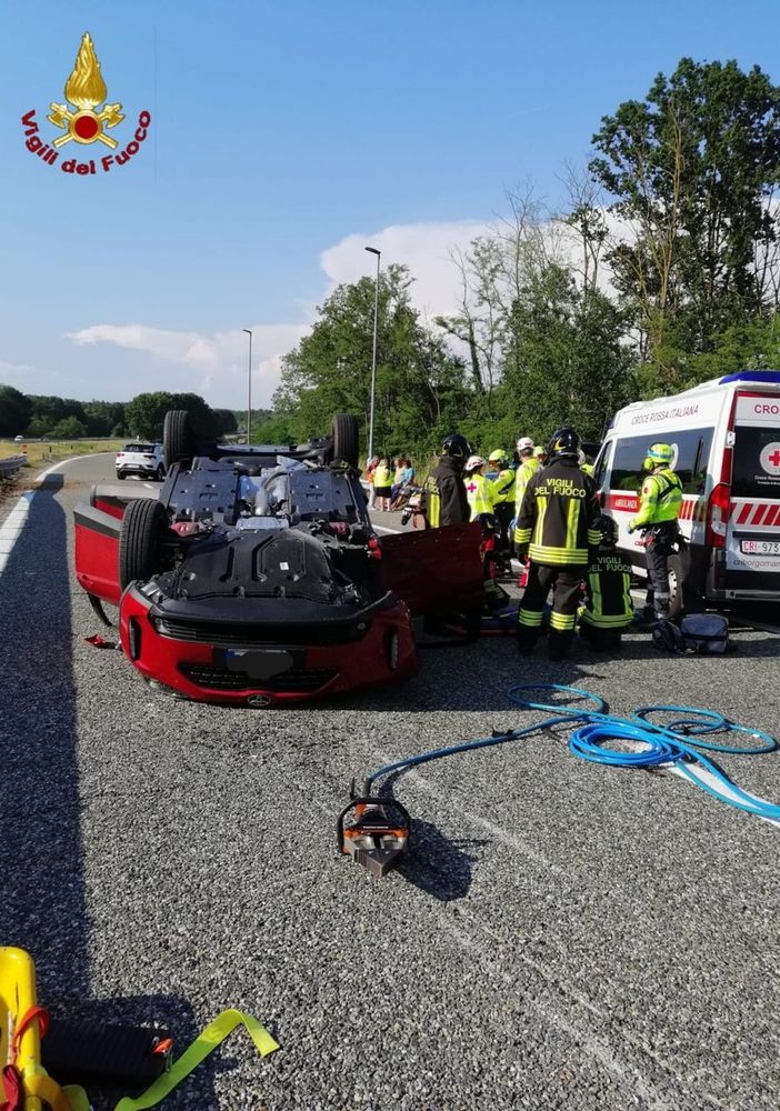 Incidente con feriti sulla A26