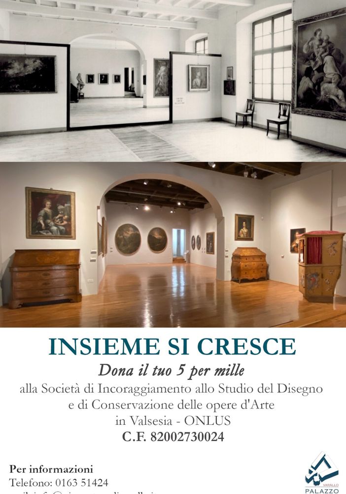Varallo: Insieme si cresce, campagna 5x1000 per il Palazzo dei Musei