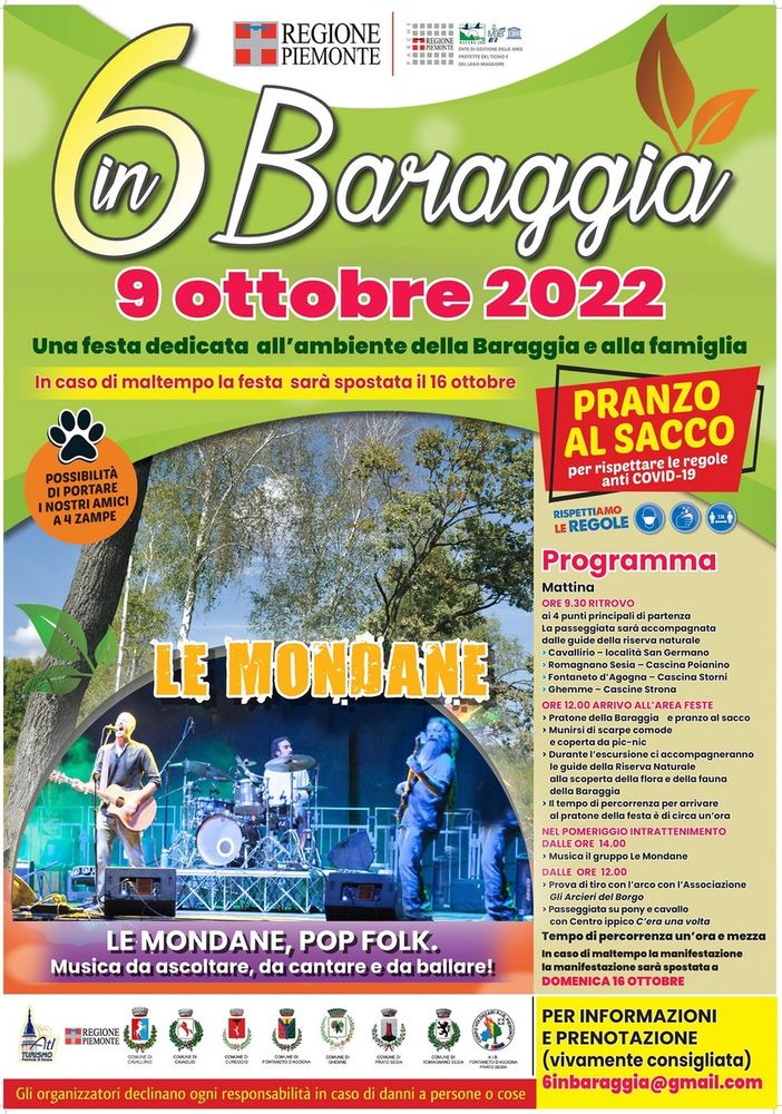 Domenica torna 6 in Baraggia, la festa della Comunità del Piano Rosa