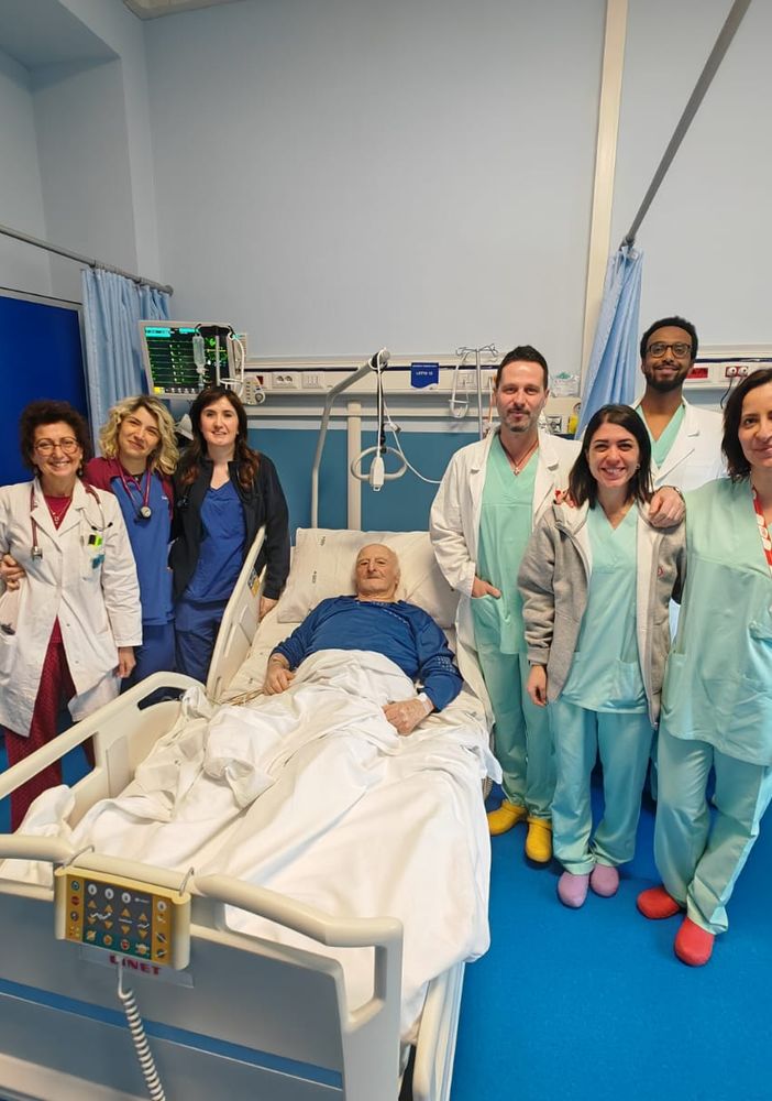 Bruno torna a casa: la storia di un 86enne di Vercelli che ha subito tre importanti interventi al cuore