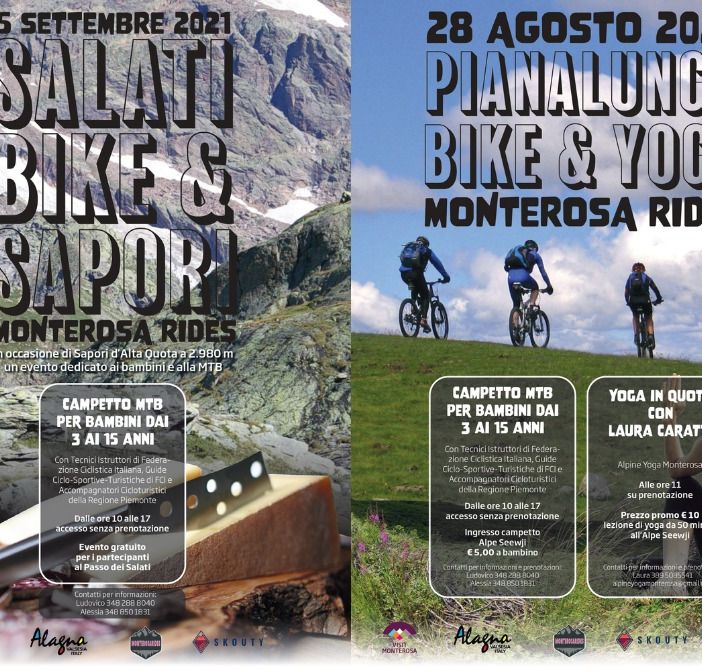 Campetti MTB, Yoga Alpino e Sapori d’Alta Quota: eventi per tutta la famiglia ai piedi del Monte Rosa