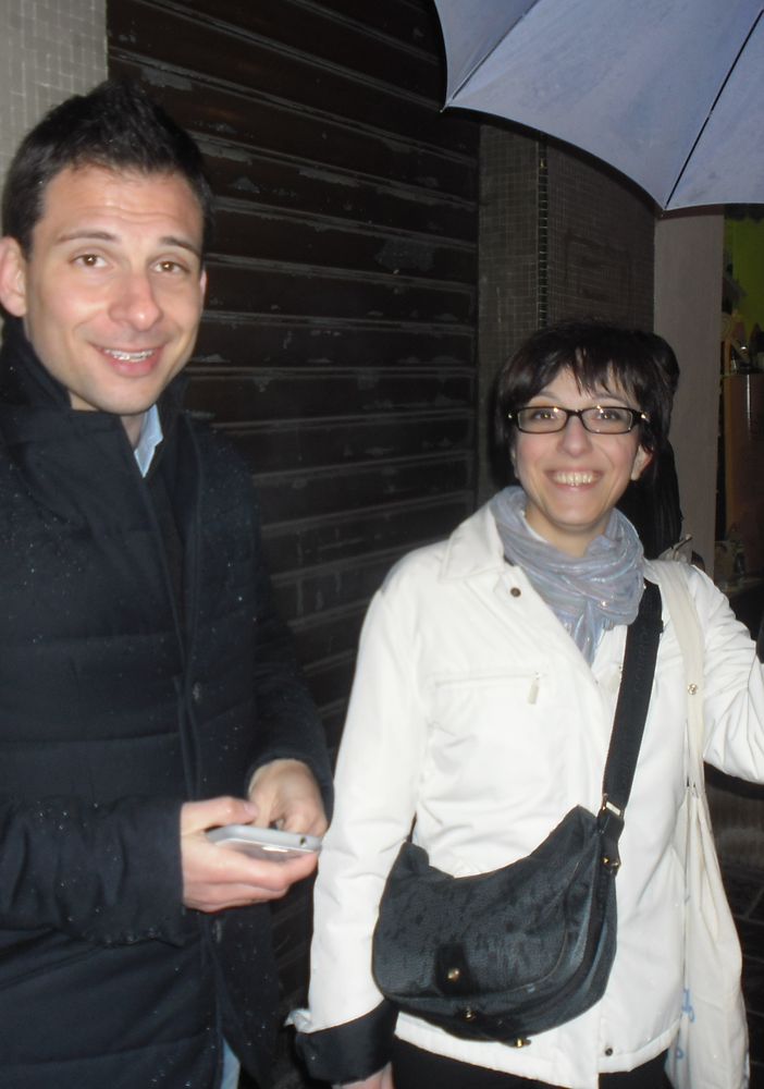 A destra Luisa Cerri, premio per pasticceria Cametti