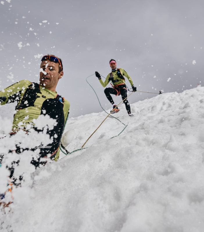 Franco Collé e Tadei Pivk, pronti per la loro seconda Monte Rosa SkyMarathon insieme. ©Chiara Guglielmina