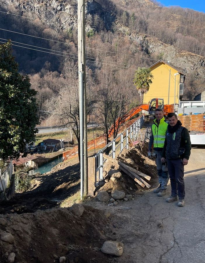 Varallo: Regimazione acque bianche via D'Adda e zone limitrofe
