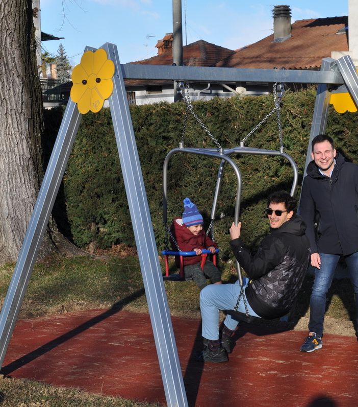 Gattinara, un nuovo gioco al Parco della Vita e al parchetto di San Bernardo
