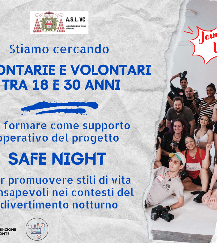L'ASL Vercelli cerca volontari