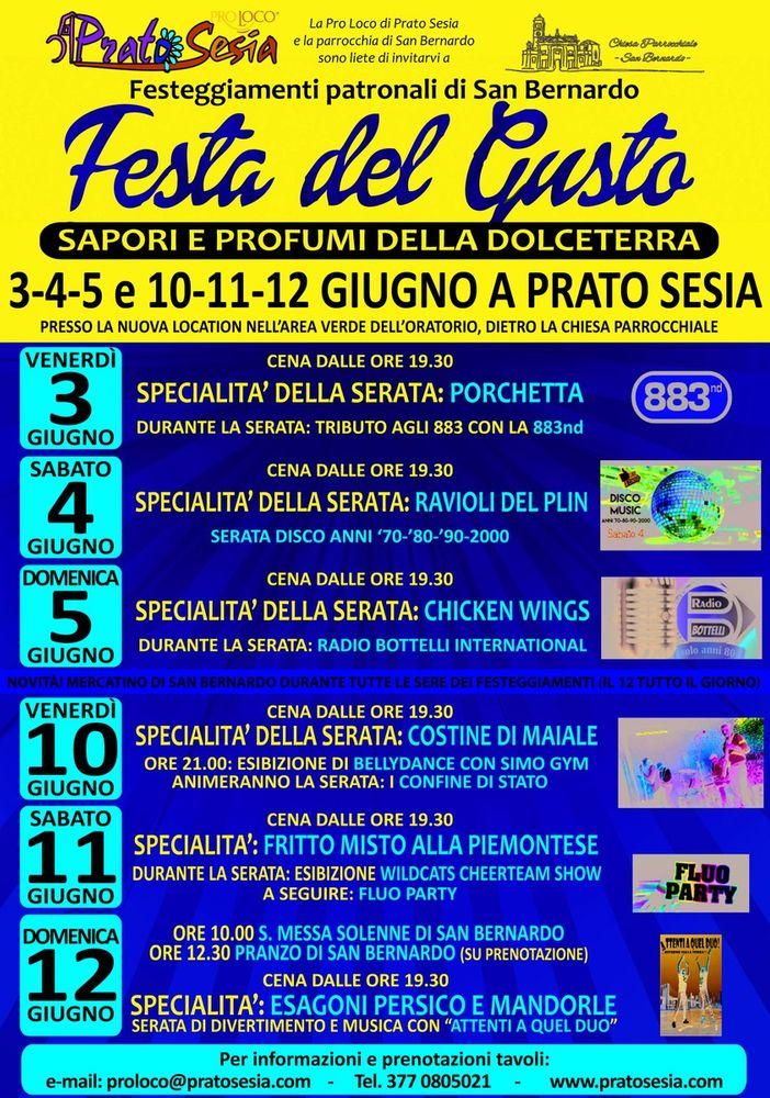 Festa del gusto a Prato Sesia con la Pro Loco