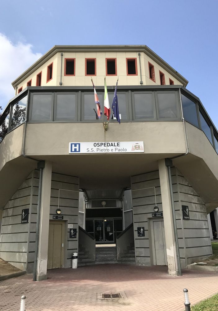 L'ospedale di Borgosesia.
