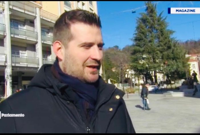 Rai Parlamento a Borgosesia per raccontare il Sindaco-Deputato