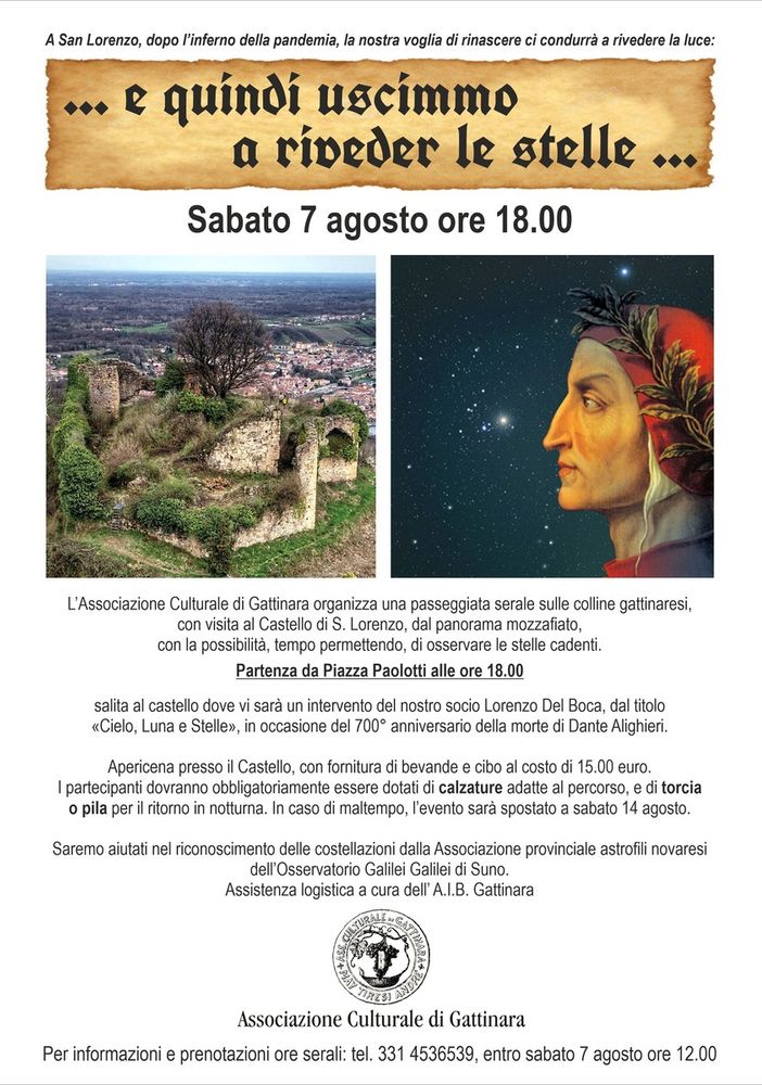 Gattinara: ...e quindi uscimmo a riveder le stelle...