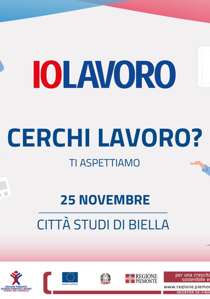 IOLAVORO torna in presenza a Biella e Torino