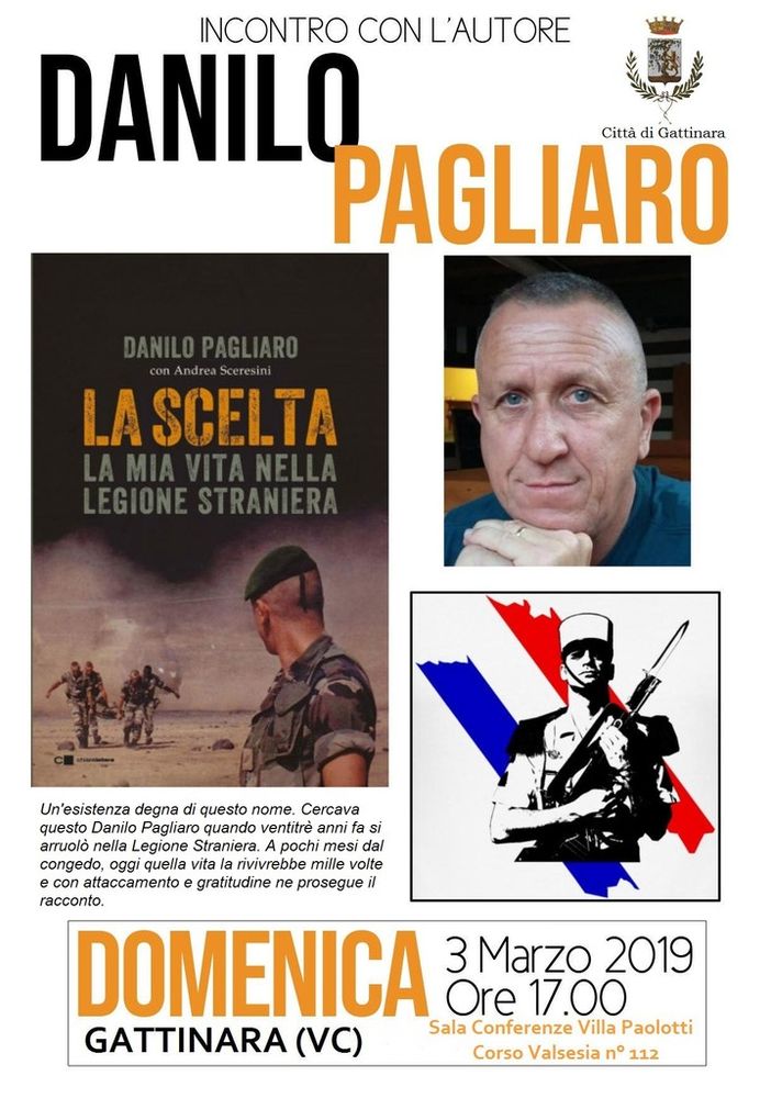 Gattinara: “LA SCELTA, la mia vita nella Legione straniera”