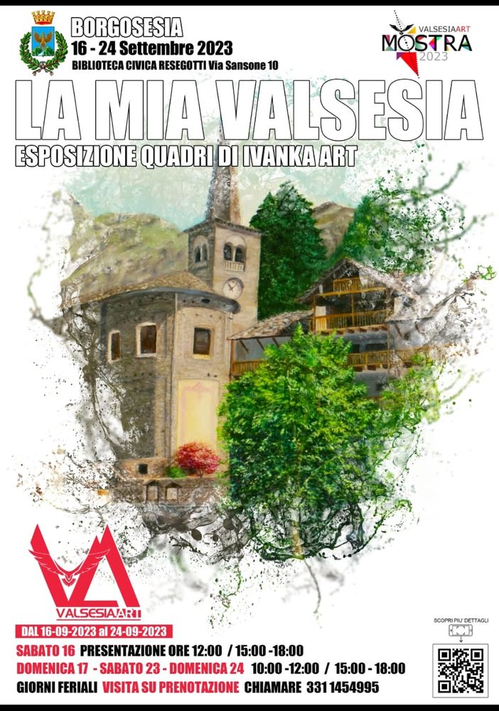 Borgosesia: Mostra d'arte in biblioteca