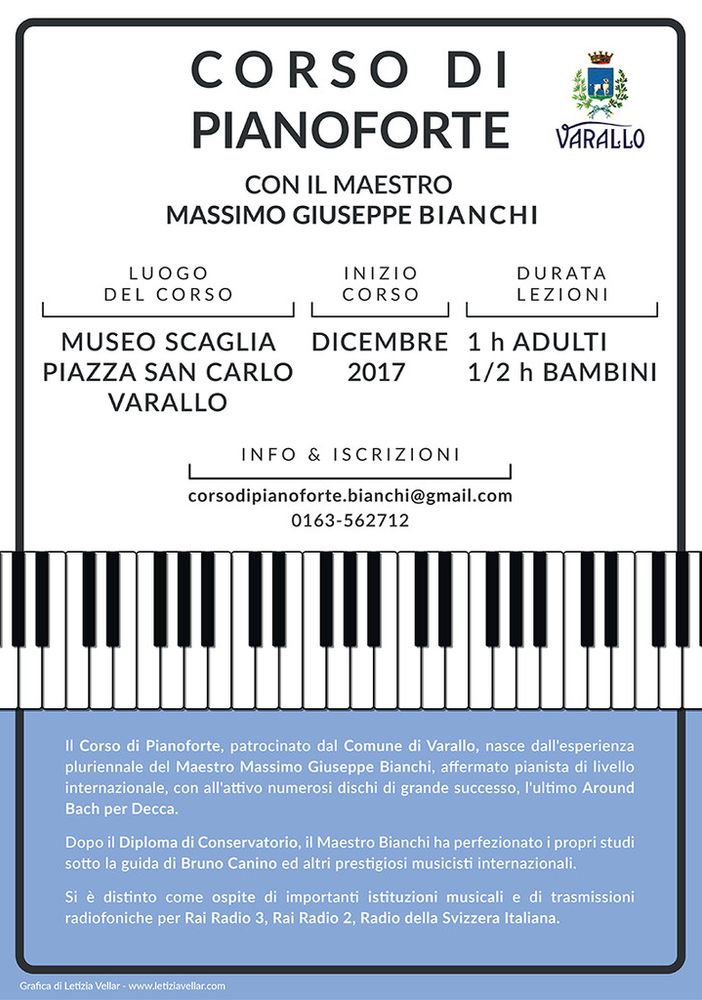 Varallo: Corso di pianoforte con il Maestro Massimo Giuseppe Bianchi