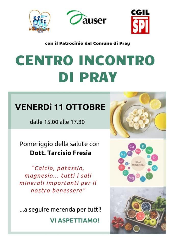 Pray: in Biblioteca incontro con la salute