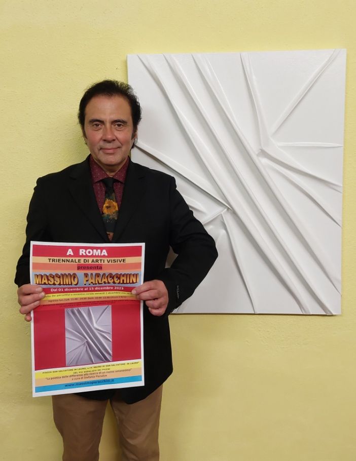 Massimo Paracchini espone alla Triennale di Arti visive a Roma