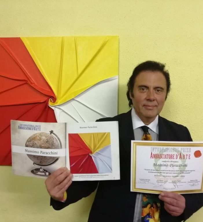 Massimo Paracchini vince il premio Ambasciatore d'arte
