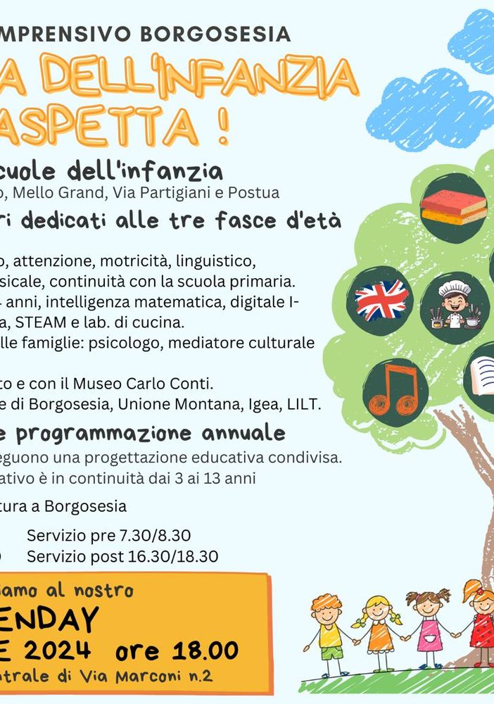 Open day il 12 novembre delle scuole di Borgosesia