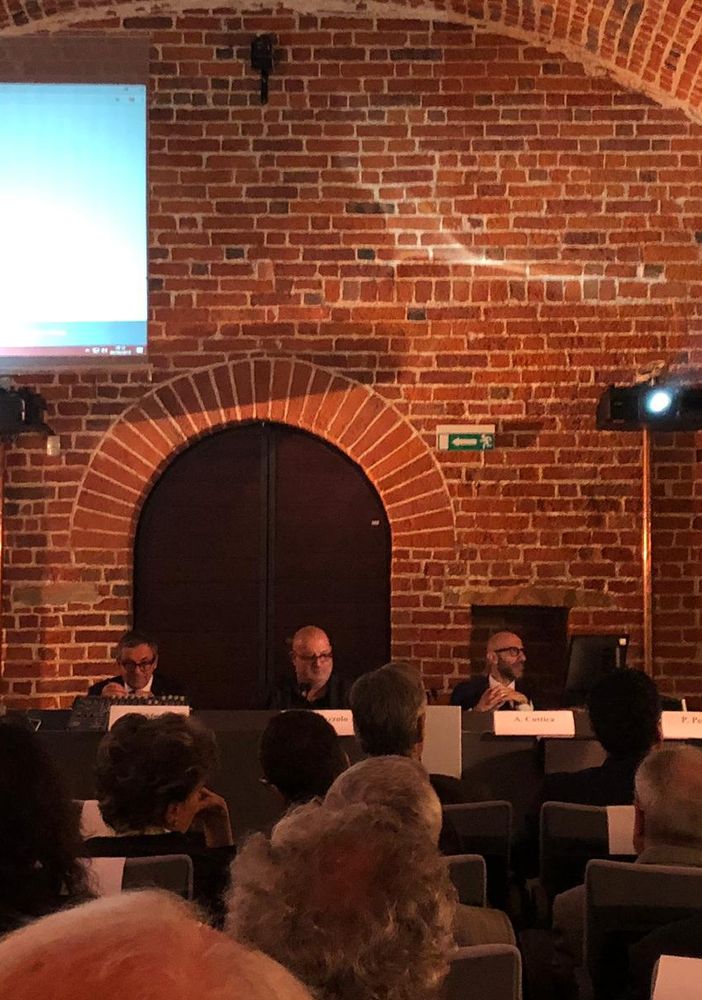 L’assessore Poggio alla presentazione del “MUVV”:rete dei musei di Vercelli e Varallo