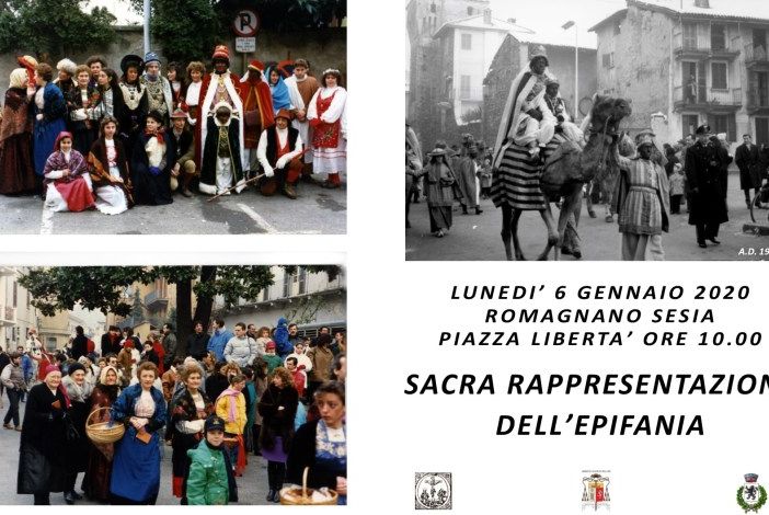 Romagnano in costume per la Sacra Rappresentazione dell'Epifania
