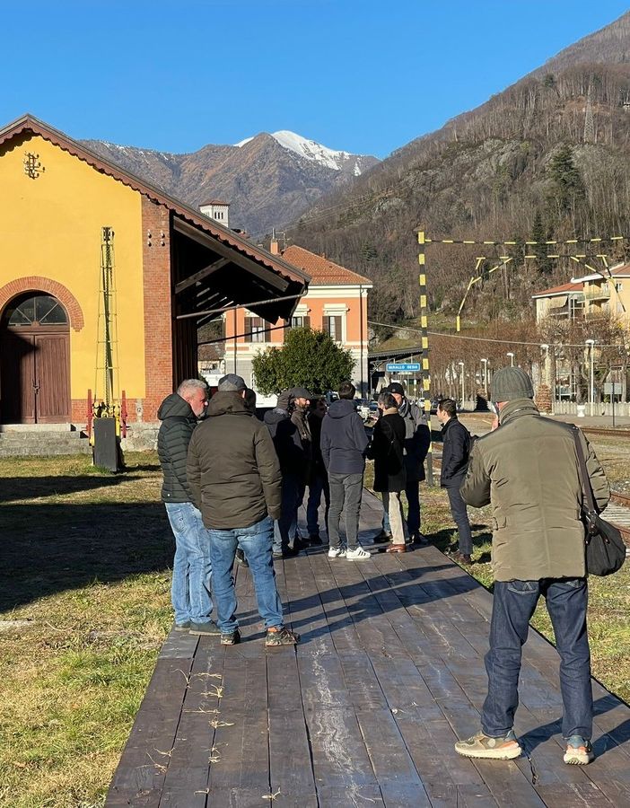 Varallo: Sopralluogo sulla linea ferroviaria Novara-Varallo