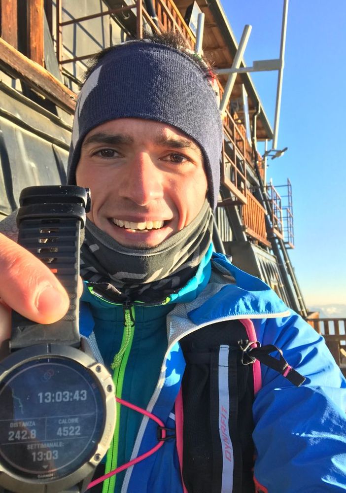 L'atleta Francesco Surace