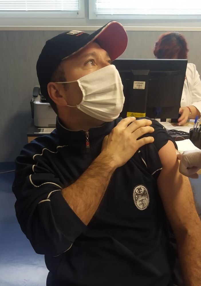 Gattinara, l’Assessore Cazzadore vaccinato contro il Covid