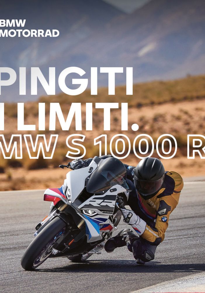 Nuova BMW S 1000 RR: &quot;L'adrenalina ha una nuova forma&quot; scoprila da Activ Motor Gaglianico.