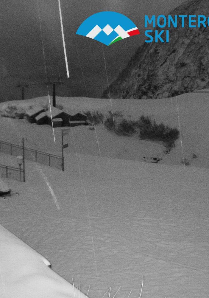 Le web cam del mattino immortalano la neve in Valsesia