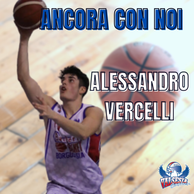 Barberi Valsesia Basket riabbraccia il suo capitano Alessandro Vercelli