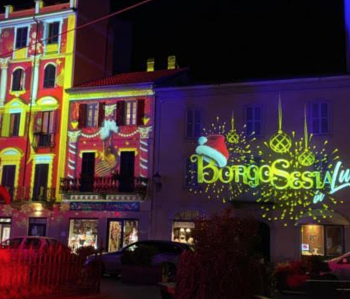 Borgosesia, luci e musica per riapertura dei negozi