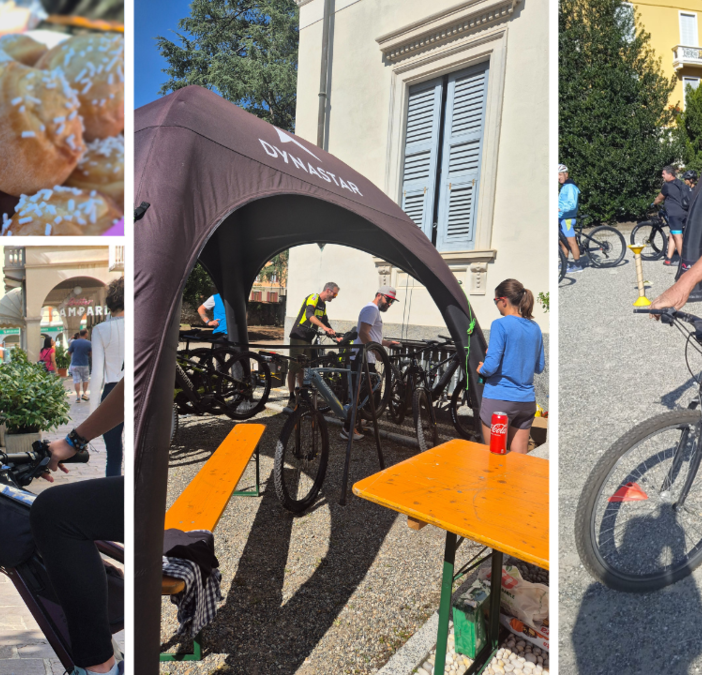 Avventura e divertimento per tutti: un successo la pedalata a Varallo.