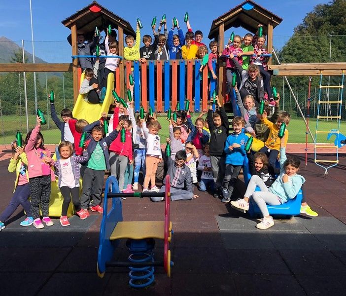 Borracce speciali a Portula per una scuola plastic free