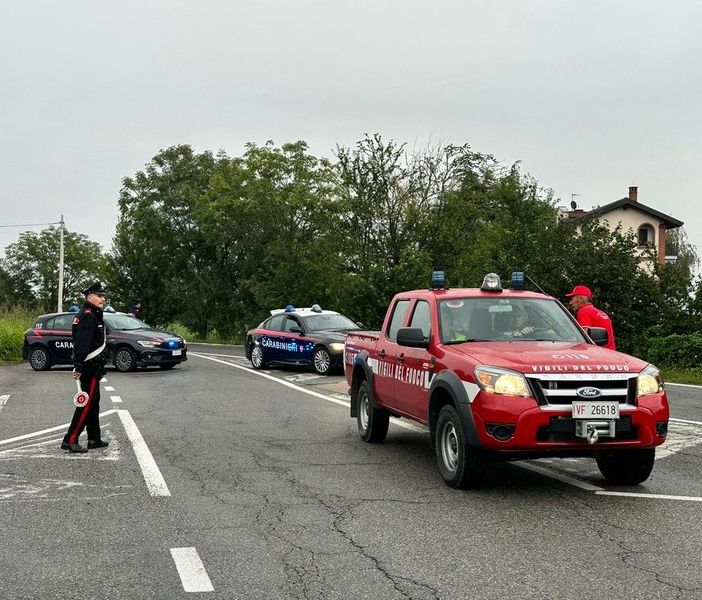 Tragedia di Caselle, via vai continuo di mezzi di soccorso dopo incidente aereo delle Frecce Tricolori