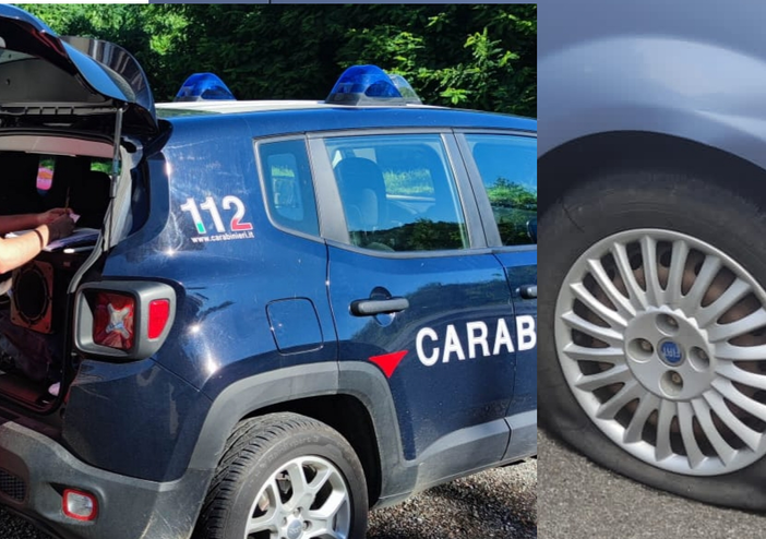 Squarciano gomme ad auto in sosta, nei guai due pensionati