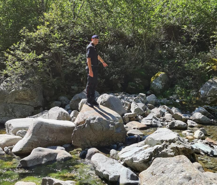Osso umano rinvenuto sulle rive del torrente Strona