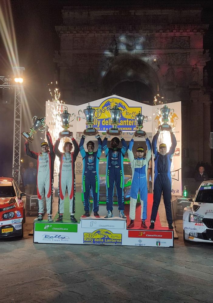 Grande prestazione di Ivan Carmellino, è terzo alla finale della Coppa Italia Rally della Lanterna
