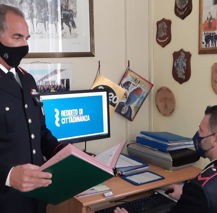 Denunciati 100 &quot;furbetti&quot; del reddito di cittadinanza: hanno percepito indebitamente 400mila euro