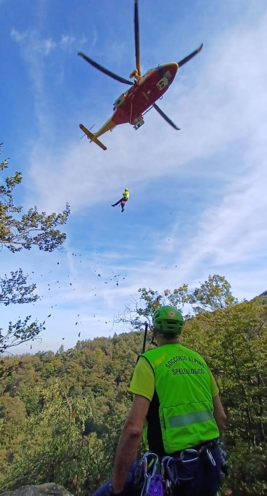 Per il Soccorso Alpino e Speleologico Piemontese è stata una giornata impegnativa con 15 interventi effettuati nelle montagne della regione