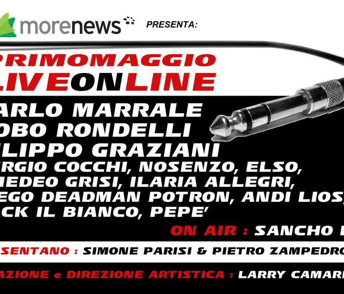 LiveOnLine: il concerto del Primo Maggio in diretta su tutti i giornali del gruppo MoreNews VIDEO