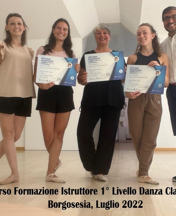 Formazione Istruttore 1 livello danza classica CSEN a Borgosesia