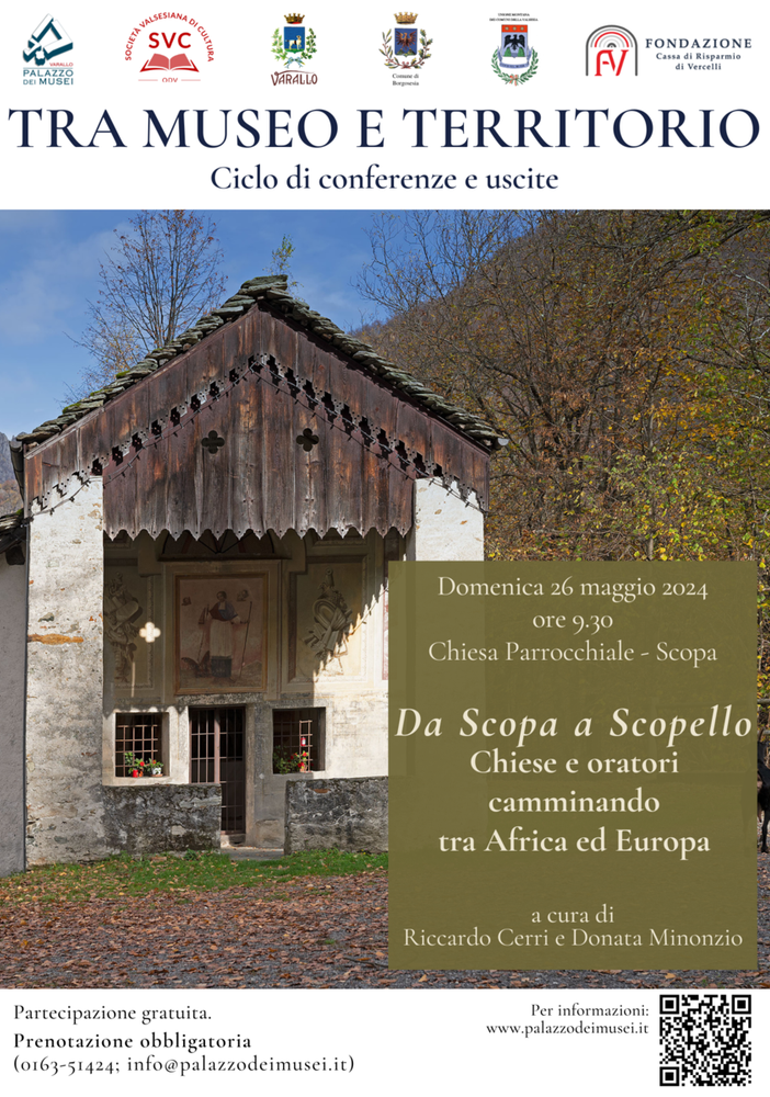 Varallo, Palazzo dei Musei: &quot;Tra Museo e Territorio&quot;, Ciclo di conferenze